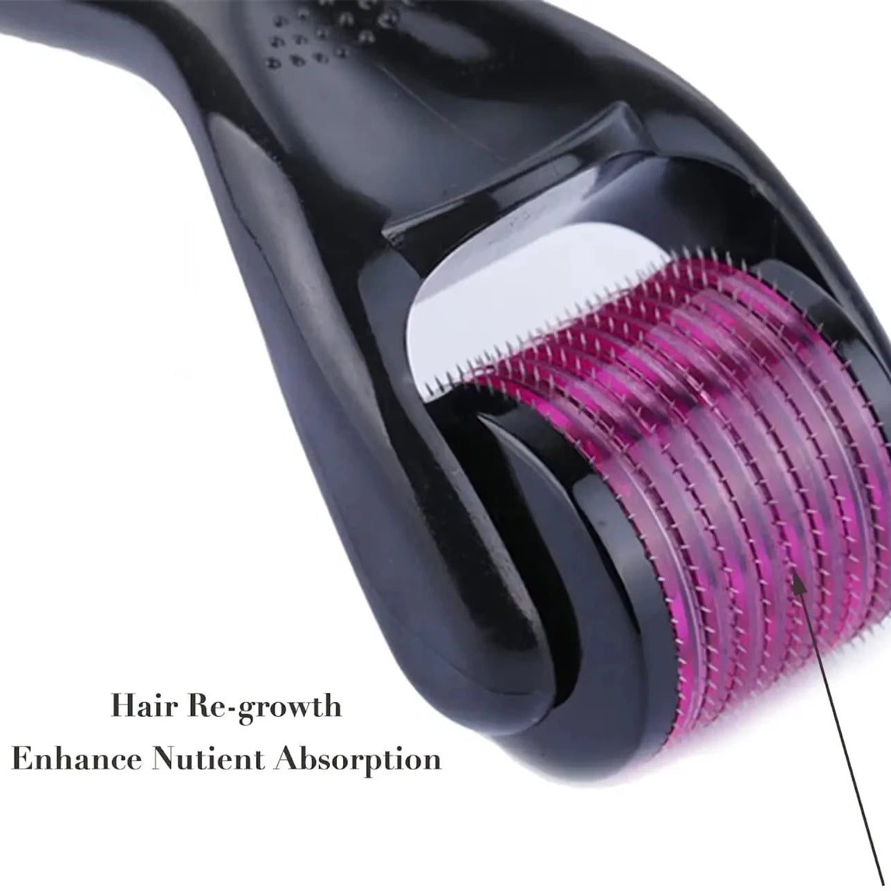 DRS 540 Titanium Derma Roller Hair Growth Beard Microneedle Roller Skin Care Tool 100% original