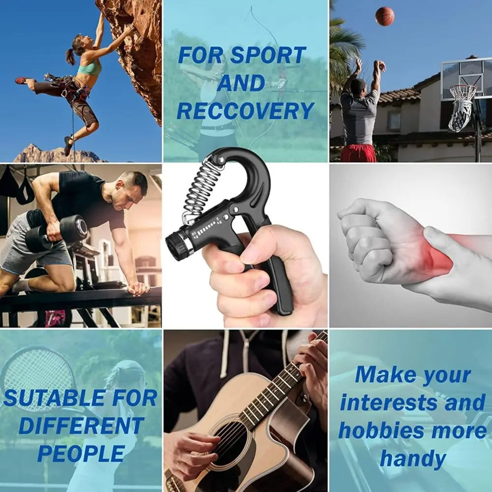 Hand Grip Strength Trainer Wrist Strengthened Forearm Gripper Hand Workout Squeezer Hand Grip Exerciser Hand Strengthening Device