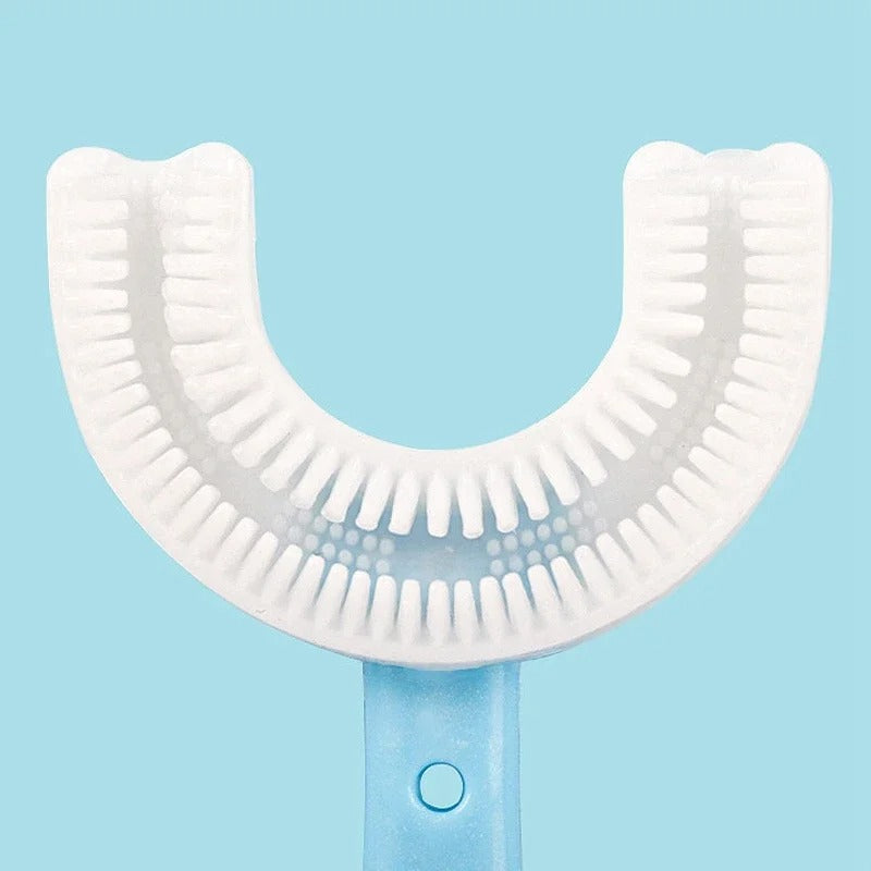 Baby Toothbrush Children 360 Degree U-shaped Child Toothbrush Kids Teeth Oral Care Soft Silicone Baby Brush Teethers Cleaning