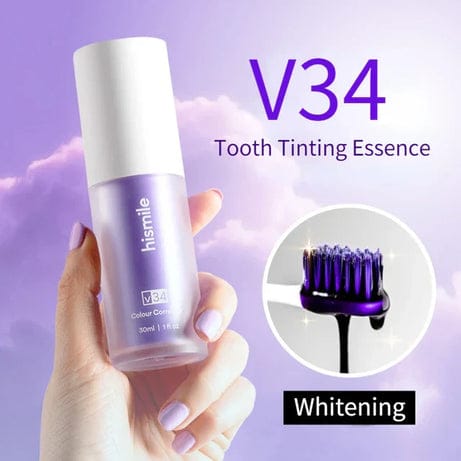 Teeth Brightening Hismiles V34 Colour Corrector Serum + Micro Nano Toothbrush Deal For Sensitive Gums Toothbrush