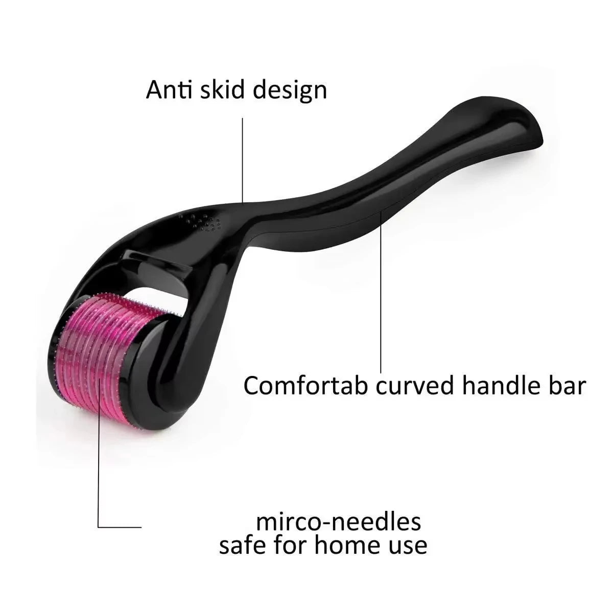 DRS 540 Titanium Derma Roller Hair Growth Beard Microneedle Roller Skin Care Tool 100% original