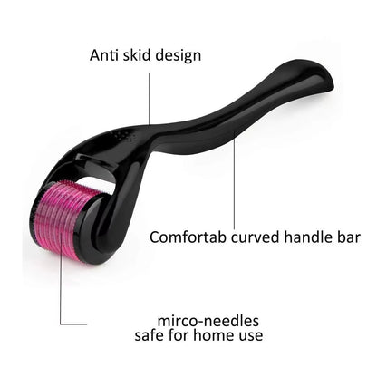 DRS 540 Titanium Derma Roller Hair Growth Beard Microneedle Roller Skin Care Tool 100% original