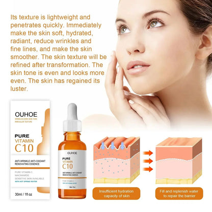Vitamin C Wrinkle Remover Face Serum Lifting Firming Fade