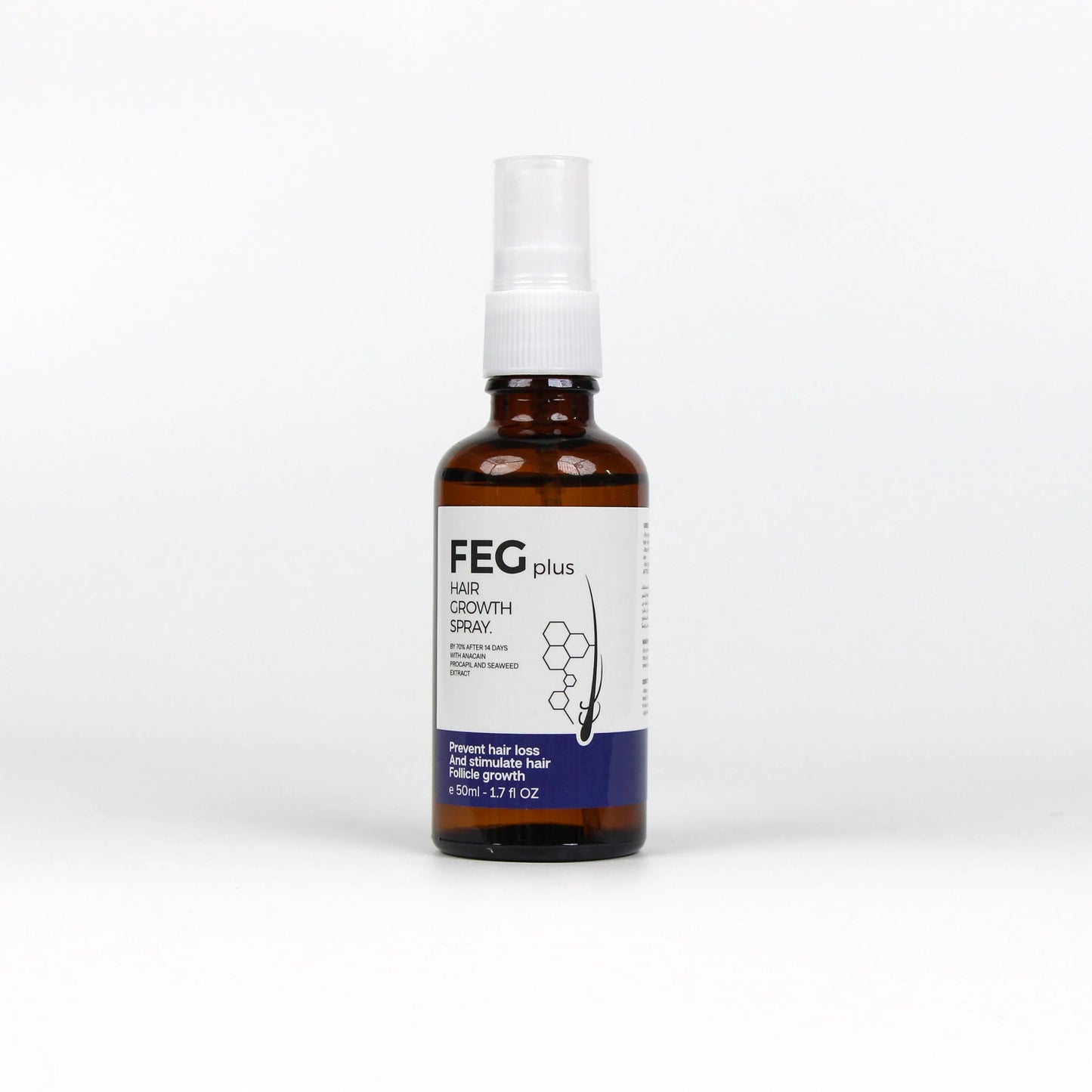 FEG Plus Spary Hair care spray that focuses on hair health and brings shiny, healthy hair
