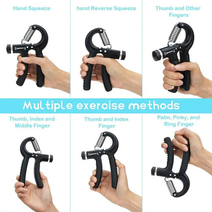 Hand Grip Strength Trainer Wrist Strengthened Forearm Gripper Hand Workout Squeezer Hand Grip Exerciser Hand Strengthening Device